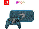 PDP Gaming GLOW Bundle Kit: REMATCH - Wired Pro Controller + Travel Case, Legend of Zelda BOTW: Sheikah Shoot (Glow in the Dark) - Officially Licensed for Nintendo Switch/ Lite/ OLED