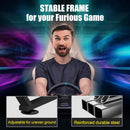 GTPLAYER Sim Racing Wheel Stand with Pedals & Shifter Mounts (Designed for Logitech G25, G27, G29, G920, G923, and Thrustmaster Kits)