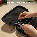 tomtoc Slim Carrying Case for Nintendo Switch 2 (2025 Model): Odorless Felt Protective Hard Shell with 12 Game Card Slots, Portable Travel Storage Case with Original Patent and Military Grade Protection