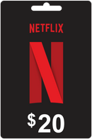Netflix eGift Card - $20 USD