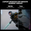 KOORUI 27 inch 144Hz 1ms 2K QHD (2560x1440) Gaming Monitor, with HDMI/ DisplayPort, Adaptive Sync, VA Panel Technology