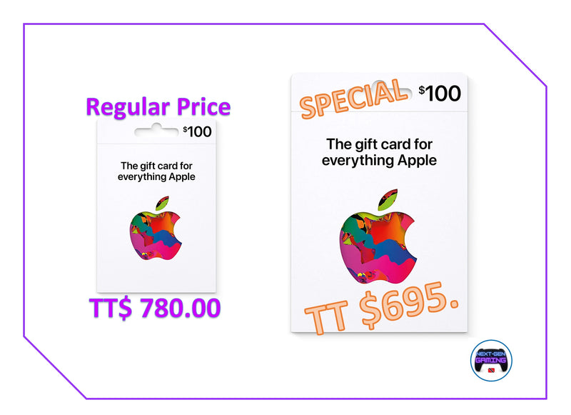 Special Offer on $100 Apple iTunes Gift Card [Digital Code]