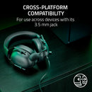 Razer BlackShark V2 X – Designed for Xbox - Wired Over-the-Ear Gaming Headset: Comfortable, Noise Isolating Earcups - for Xbox Series X|S, and Xbox One, PS5, PS4, PC, and Switch.
