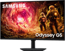 Samsung 32” Odyssey G5 G50F QHD Resolution Gaming Monitor, 180Hz Refresh Rate, Fast IPS Panel, HDR10, NVIDIA G-Sync Compatible, 1ms Response Time (GtG), AMD FreeSync™, Adjustable Stand, LS32FG502ENXZA