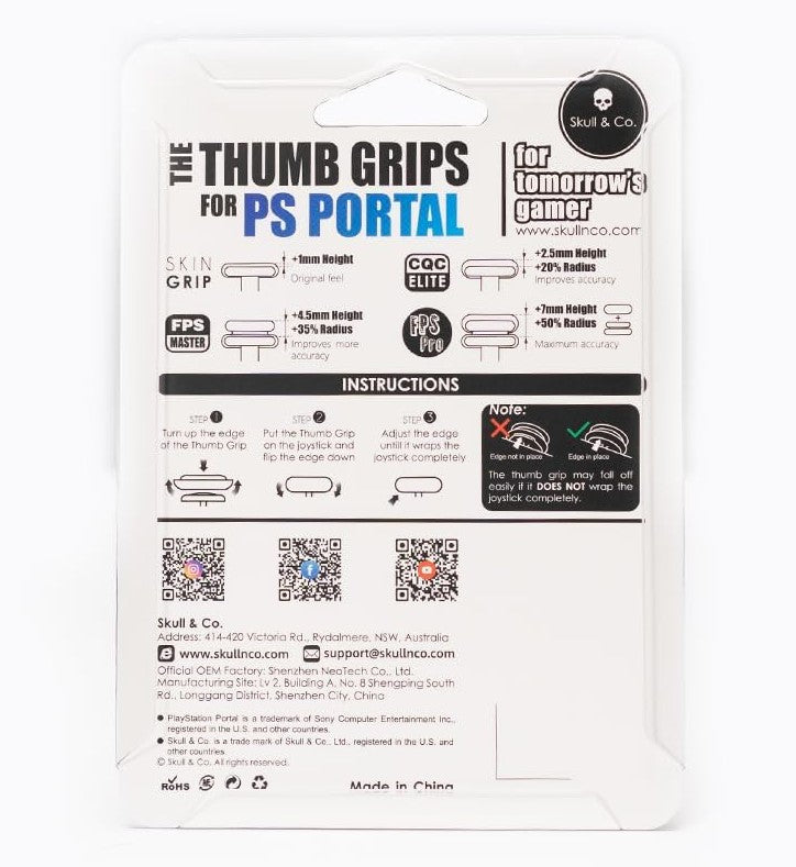 Playstation Portal Thumb Grips by Skull & Co. (Galactic Purple)