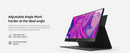 Ultra-Slim IPS 15.6in Portable Monitor w/Smart Cover & Speakers: FHD, 1080P, HDR, USB C, HDMI, Gaming Display, Plug & Play - Designed for Console, Laptop, PC, Phone, Mac