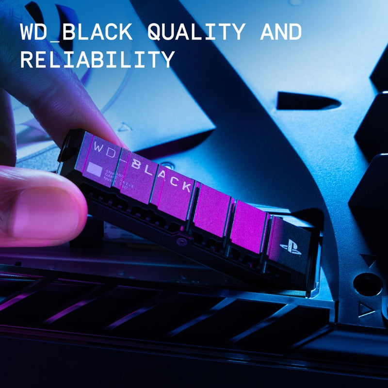 WD_BLACK SN850P 2TB Internal SSD PCIe Gen 4x4 with Heatsink - Officially Licensed for PS5