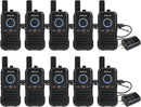 RETEVIS Handheld Two-Way Radios (Model RB45) with FRS, Dual PTT, Emergency Alarm, VOX, USB-C, Rechargeable, Portable and KeyPad Lock (10 Pack)