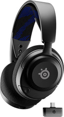 SteelSeries Arctis Nova 4P Wireless Multi-Platform Gaming Headset - 360° Spatial Audio - 2.4GHz High-Speed Wireless - 36 Hr Battery - USB-C - Gen 2 Mic - for Playstation, Switch, PC, PSVR2, Meta Quest 2, Steam Deck, USB C mobiles & tablets