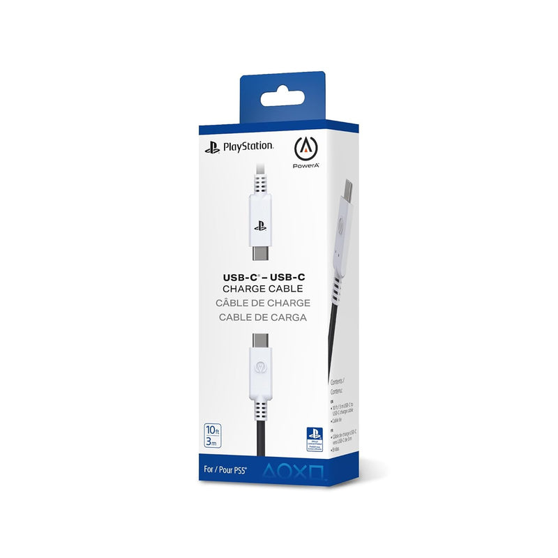 PowerA USB-C to USB-C 10 ft. Cable for PlayStation®5, Charge and Play,