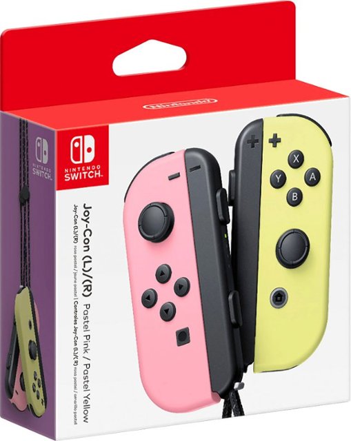 Nintendo Joy-Con (L/R) Wireless Controllers for Nintendo Switch V2, OLED Switch consoles - PASTEL COLOURS