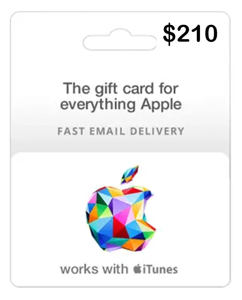 Apple Gift Card - App Store, Apple Music, iTunes, iPhone, iPad, AirPods, accessories, and more [Digital]