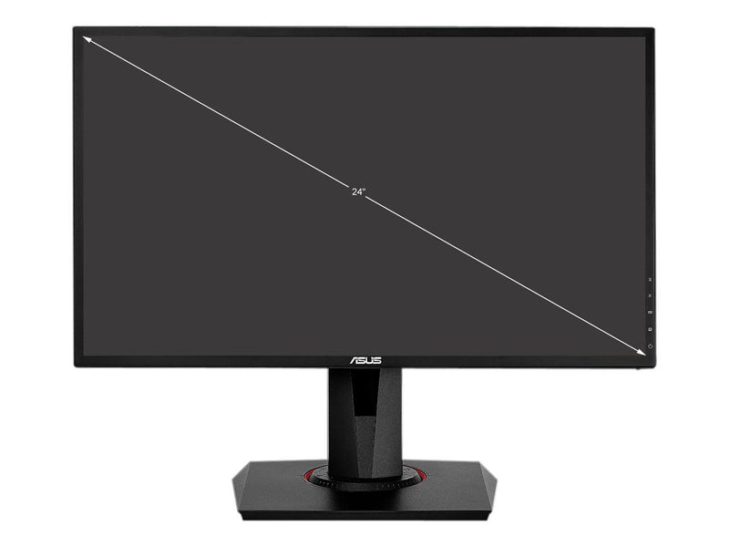 ASUS 24” Full HD Gaming Monitor 1920 x 1080p, 165Hz (overclockable), 0.5ms, G-SYNC Compatible, Adaptive-Sync with DP HDMI DVI - VG248QG