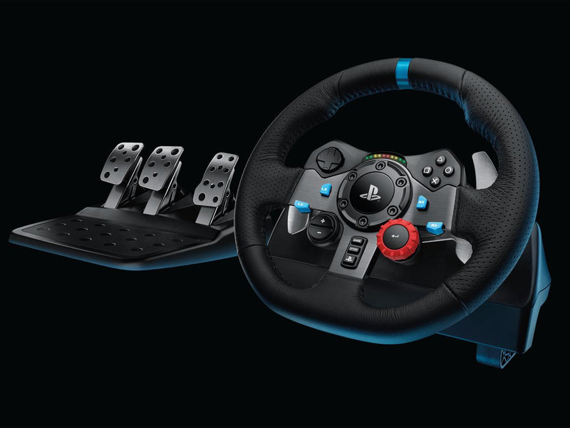 Logitech - G29 Driving Force Racing Wheel and Floor Pedals for PS5, PS4, PC, Mac