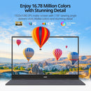 Ultra-Slim IPS 15.6in Portable Monitor w/Smart Cover & Speakers: FHD, 1080P, HDR, USB C, HDMI, Gaming Display, Plug & Play - Designed for Console, Laptop, PC, Phone, Mac