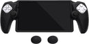 PS Portal Silicone Protective Case with Thumb Grips – Enhanced Grip Comfort | Anti-Slip 3D Studded Design | Full Protection | Black - by PlayVital