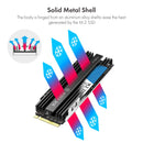 M.2 heatsink 2280 SSD with Thermal Silicone pad for PC / PS5 M.2 PCIE NVMe SSD [M16]
