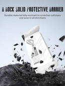 Soft Silicone Protective Cover/ Sleeve/ Case for Asus ROG Xbox Ally/ Ally X,  plus 4 Thumbstick Caps, Shockproof (White)