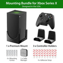 TotalMount – Wall Mount for Xbox Series X – (Large Bundle: Wall Mount and 3 Controller Holders)