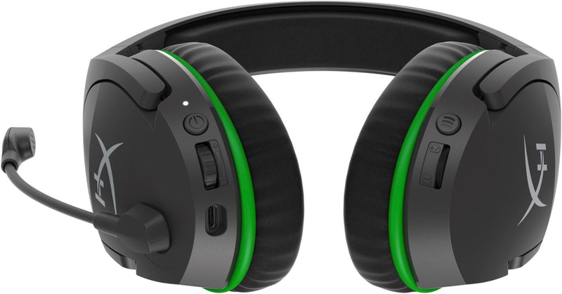 HyperX - CloudX Stinger Core Wireless Gaming Headset for Xbox X|S and Xbox One - Black/Green