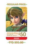 Special Offer on $50 Nintendo eShop Card [Digital Code]