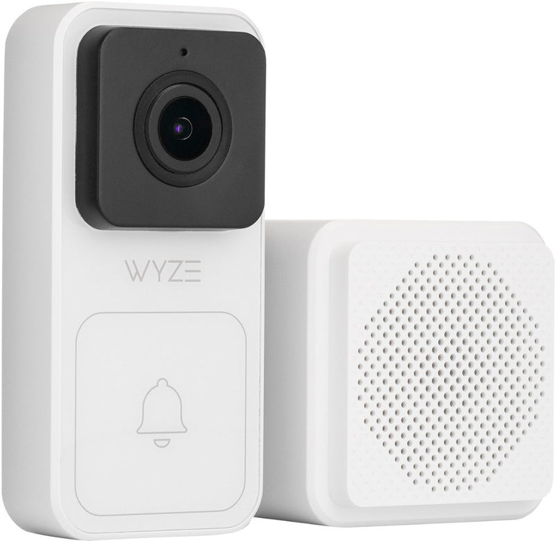 Wyze Video Doorbell with Chime (Wired), 1080p HD Video, 3:4 Aspect Ratio: 3:4 Head-to-Toe View, 2-Way Audio, Night Vision, Hardwired