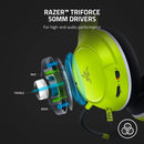 Razer Kaira X Wired Headset for Xbox Series X|S, Xbox One, PC, Mac & Mobile Devices: Triforce 50mm Drivers - HyperClear Cardioid Mic - Memory Foam Ear Cushions - On-Headset Controls - Electric Volt