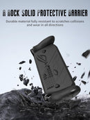 Soft Silicone Protective Cover/ Sleeve/ Case for Asus ROG Xbox Ally/ Ally X,  plus 4 Thumbstick Caps, Shockproof (Black)