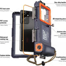 Underwater Snorkeling Diving Phone Case & [50ft/15m] Professional Scuba Dive Waterproof Case Photo Video Cover with Lanyard for iPhone 15/14/ 13/12/ 11/ Pro Max Samsung Galaxy LG Google etc