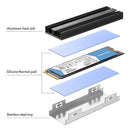 M.2 heatsink 2280 SSD with Thermal Silicone pad for PC / PS5 M.2 PCIE NVMe SSD [M16]