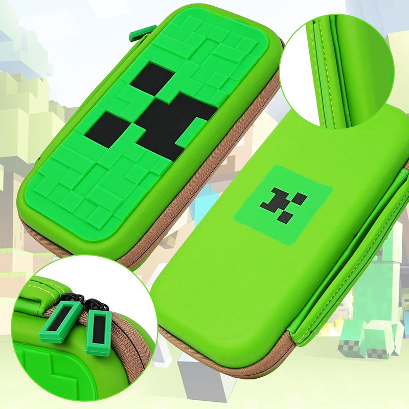 Minecraft Creeper Carrying Case for Nintendo Switch V2 & OLED models - TIKOdirect