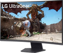 LG - UltraGear 32" QHD (2560 x 1440p), 180Hz, 1ms GtG, AMD FreeSync, 1000R Curved Gaming Monitor with HDR 10 - Black (Model No. 32GS60QC-B )