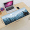 Fog Forest Blue Mountains Wolf Tree XXL Gaming Mouse Pad for Desk, Non-Slip, Long, Extended (31.5 in X 11.8 in)