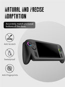 Soft Silicone Protective Cover/ Sleeve/ Case for Asus ROG Xbox Ally/ Ally X,  plus 4 Thumbstick Caps, Shockproof (Black)