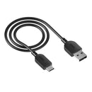 USB Type C to Type A Charging Cable 2.5ft - Black