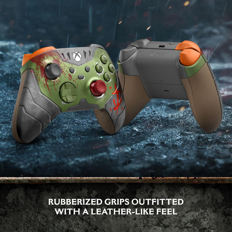Microsoft - DOOM: The Dark Ages Limited Edition Xbox Wireless Controller for Xbox Series X|S, Xbox One, PCs, and Cloud-Enabled Devices