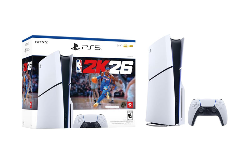 Sony PS5 Console – NBA 2K26 Bundle - PlayStation 5, Disc, 1TB SSD.