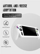 Soft Silicone Protective Cover/ Sleeve/ Case for Asus ROG Xbox Ally/ Ally X,  plus 4 Thumbstick Caps, Shockproof (White)