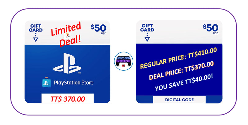 Special on $50 USD PlayStation Store Gift Card [PSN Digital Code]