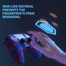 PlayVital Pure Series - Dockable Model - Anti-Slip Silicone Cover Skin for PS5 Controllers, Soft Rubber Grip Case -Compatible with Charging Stations - Thumb Grip Caps included - Purple + Blue + Pink