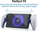 amFilm [3 Pack] Tempered Glass Screen Protector for PlayStation Portal Remote Player 8 inch - with Easy Installation Kit, Transparent Ultra HD, Anti-Scratch, Anti-Fingerprint