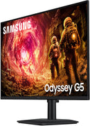 Samsung 32” Odyssey G5 G50F QHD Resolution Gaming Monitor, 180Hz Refresh Rate, Fast IPS Panel, HDR10, NVIDIA G-Sync Compatible, 1ms Response Time (GtG), AMD FreeSync™, Adjustable Stand, LS32FG502ENXZA