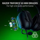 Razer BlackShark V2 X – Designed for Xbox - Wired Over-the-Ear Gaming Headset: Comfortable, Noise Isolating Earcups - for Xbox Series X|S, and Xbox One, PS5, PS4, PC, and Switch.
