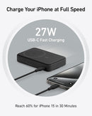 Anker MagGo Power Bank, 10,000mAh Qi2-Certified 15W Max Portable Charger