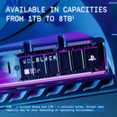 WD BLACK 1TB SN850P NVMe M.2 SSD - Officially Licensed Storage Expansion for PS5 Consoles, up to 7,300MB/s, with heatsink - WDBBYV0010BNC-WRSN