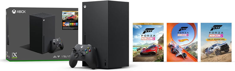 Microsoft Xbox Series X – Forza Horizon 5 Bundle + 2nd Carbon Black Controller option