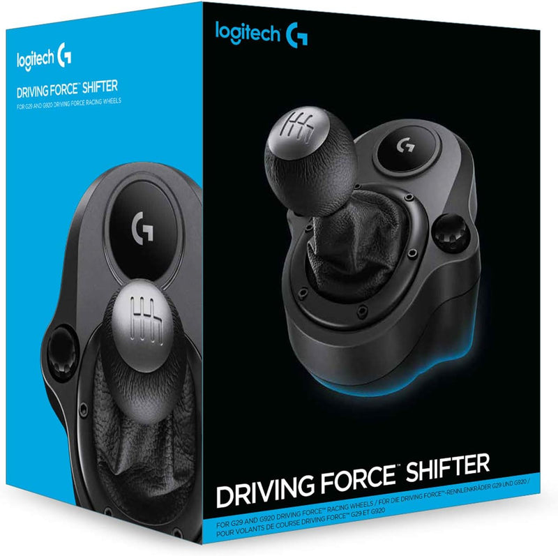 Logitech - Driving Force Shifter for PlayStation 4 & 5 and Xbox Series X|S, Xbox One, - Black/Silver