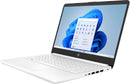 HP - 14" Laptop - Intel Celeron - 4GB Memory - 64GB eMMC - White. Includes 2 FREE Bonus digital items!!