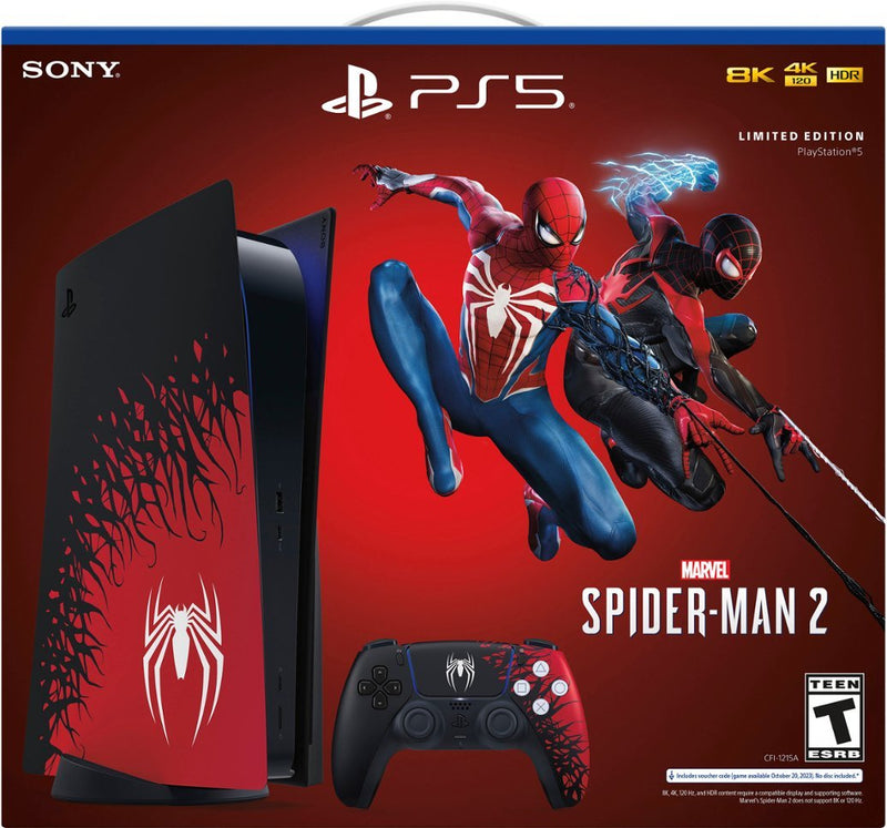 PlayStation 5 Console (Disc) – Marvel’s Spider-Man 2 Limited Edition Bundle (PS5)