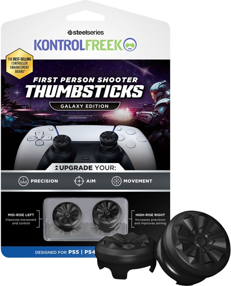 KONTROL FREEK Performance Thumbsticks › FPS › Galaxy Edition (Black) › for PS5 | PS4